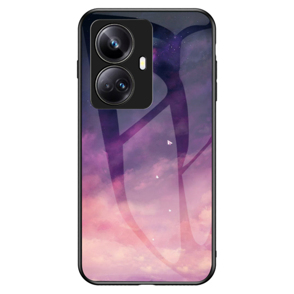 For Realme 10 Pro 5G Starry Sky Pattern Printing Scratch-resistant Phone Case Tempered Glass Hard PC Soft TPU Phone Cover For Realme 10 Pro 5G Starry Sky Pattern Printing Scratch-resistant Phone Case Tempered Glass Hard PC Soft TPU Phone Cover